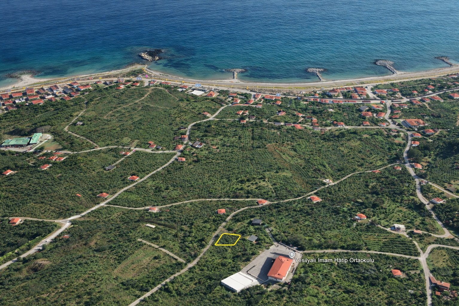 Trabzon Arsin Yeşilyalı’da Deniz Manzaralı Satılık Arsa – 4 Kat İmarlı - Satılık Arsa fotoğraf 2