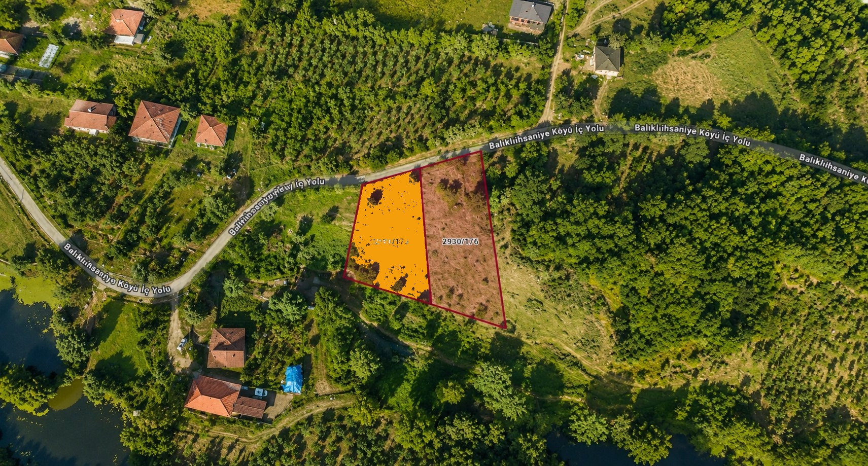 Satılık Arsa - Balıklıihsaniye Mahallesi, 1.245m² 3.1 Milyon TL Parsel 2